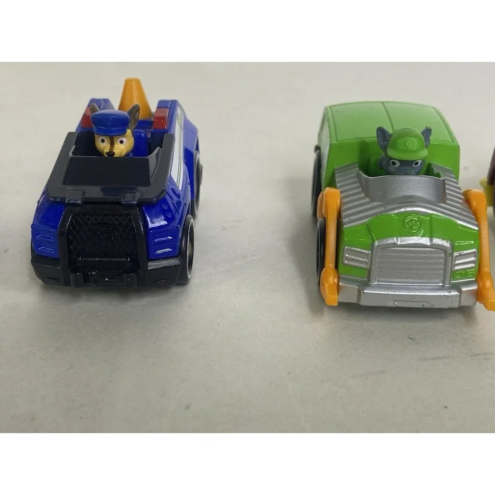 Paw Patrol True Metal Die Cast Toy Car Lot Chase Rubble Zuma Rocky Marshall